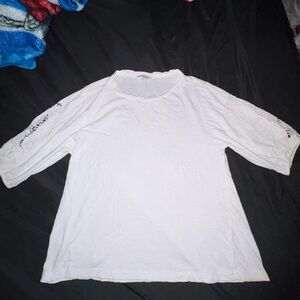 Lucky Brand White Casual Top